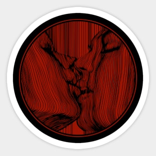 Humanity kiss Sticker